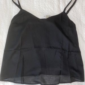 Black style tank top